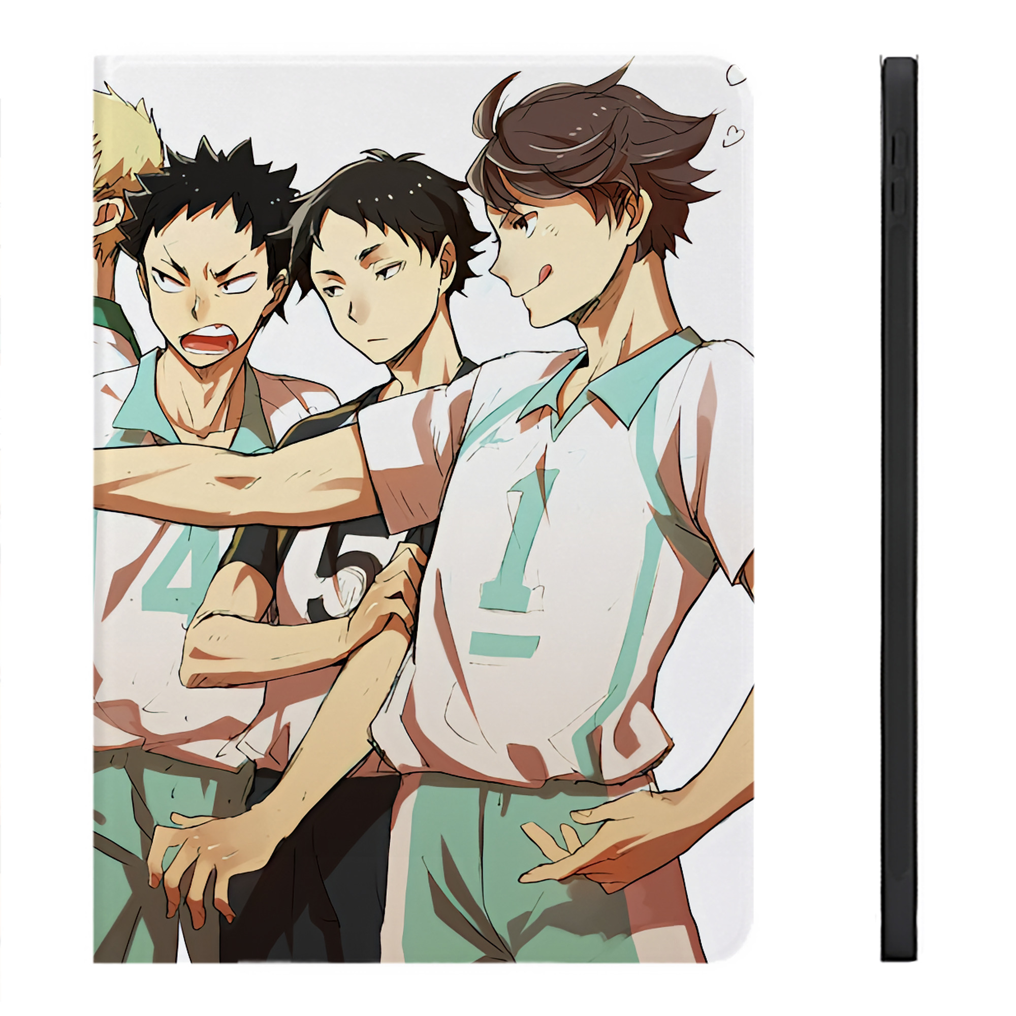 （画像用） ハイキュー!! Haikyu!! IPadケース ペンホルダー付き ブックスタイルデザイン